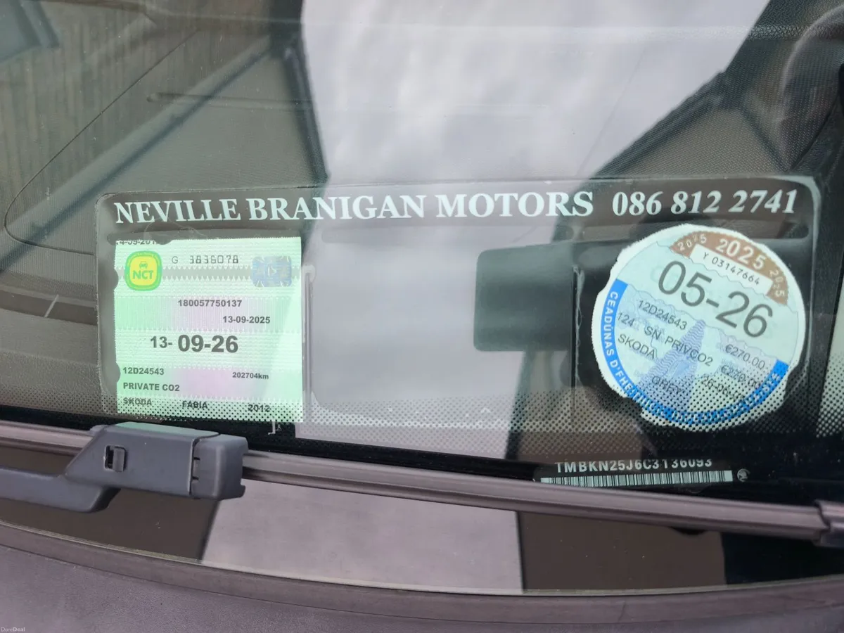 Automatic Skoda Fabia 2012 - Image 3