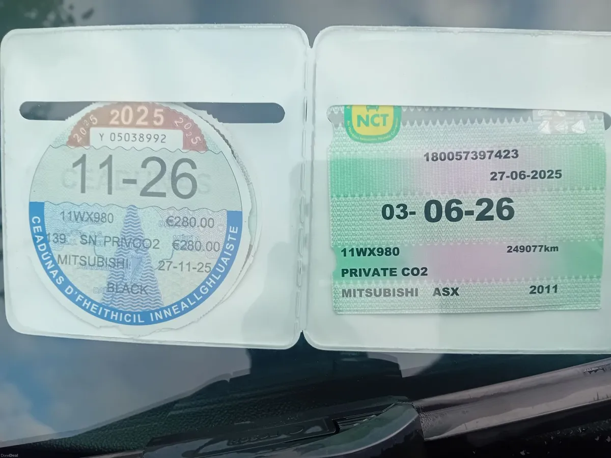 Mitsubishi ASX 2011 Nct + Tax - Image 3
