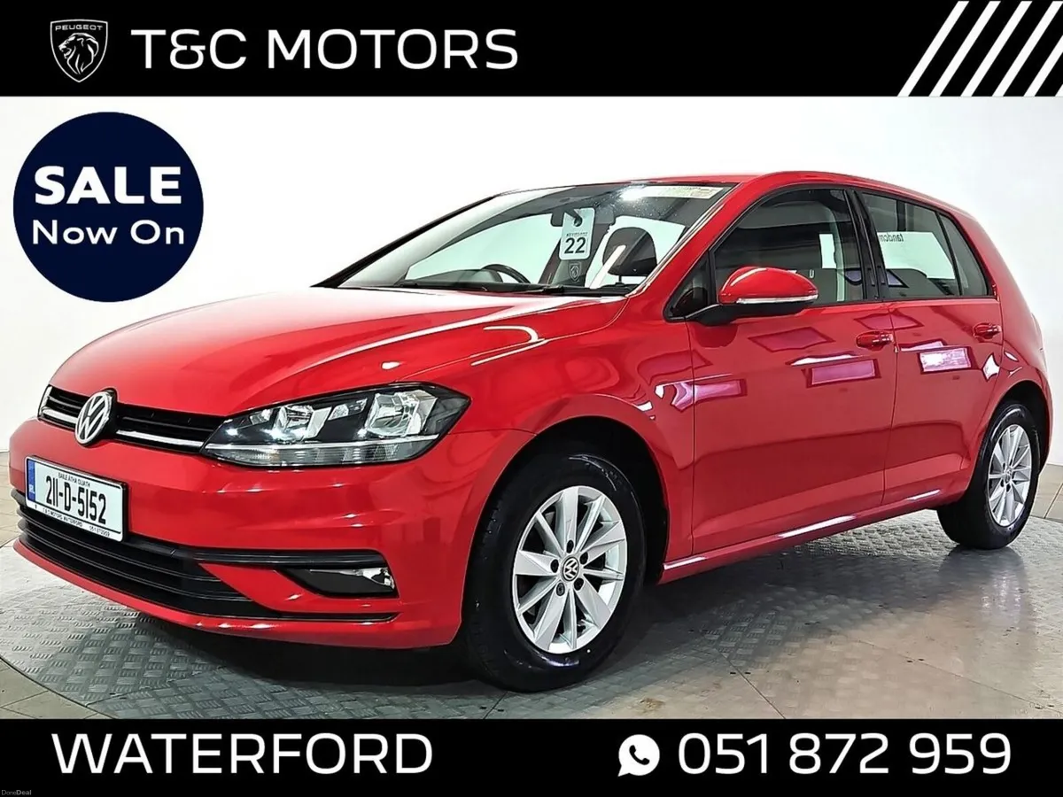Volkswagen Golf 1.0 Petrol TL, Alloy Wheels, Bluet - Image 1