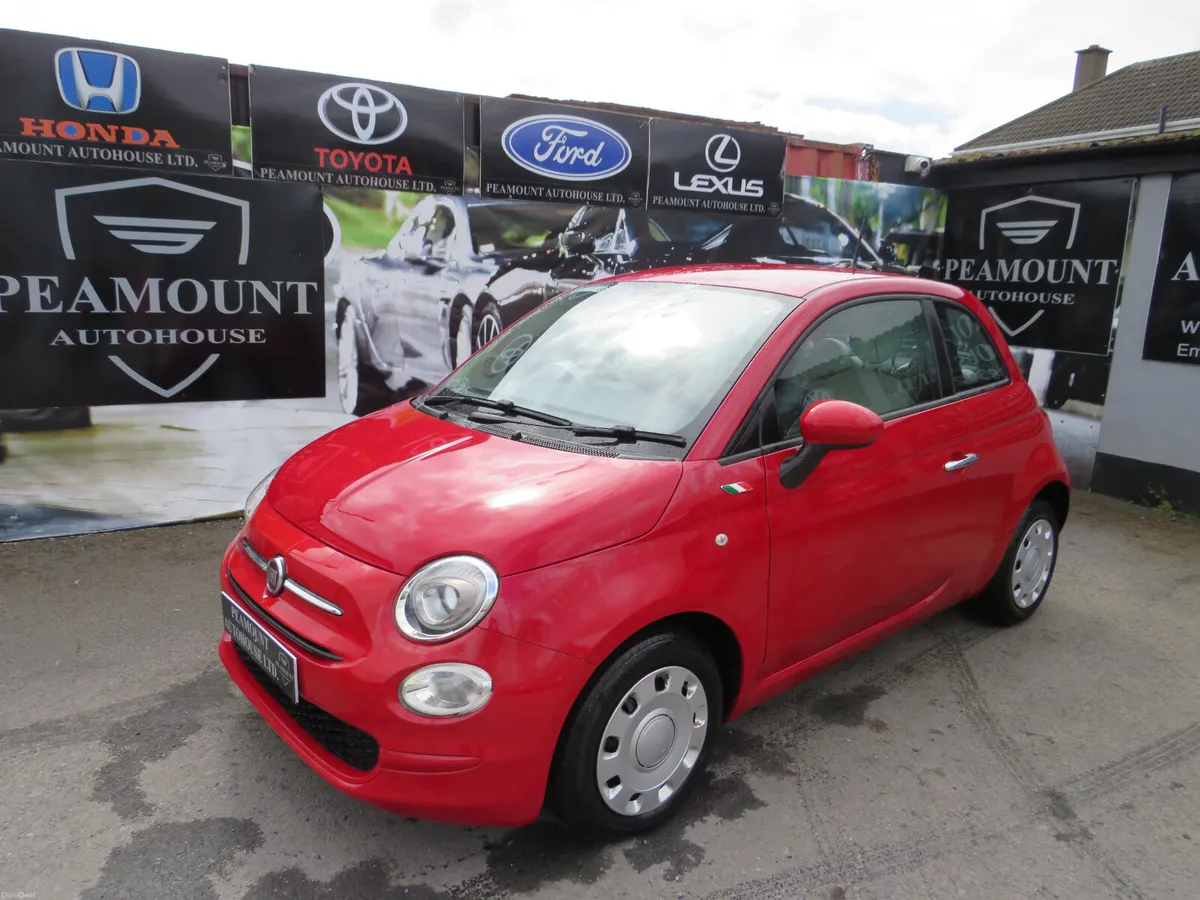 181 FIAT 500 1.2 AUTOMATIC IN CLASSIC RED - Image 1