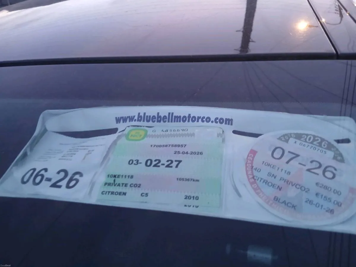 2010 CITROEN C5 DIESEL NCT 2/27 TAX 7/26 - Image 2