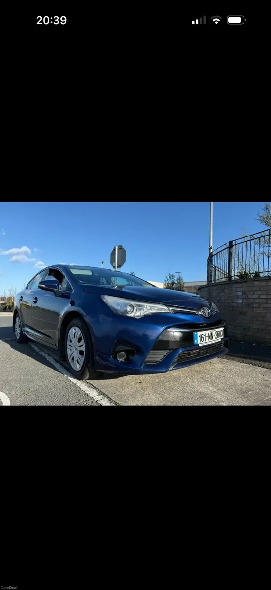 161 TOYOTA AVENSIS 1.6 DIESEL NEW NCT & TAX - Image 1
