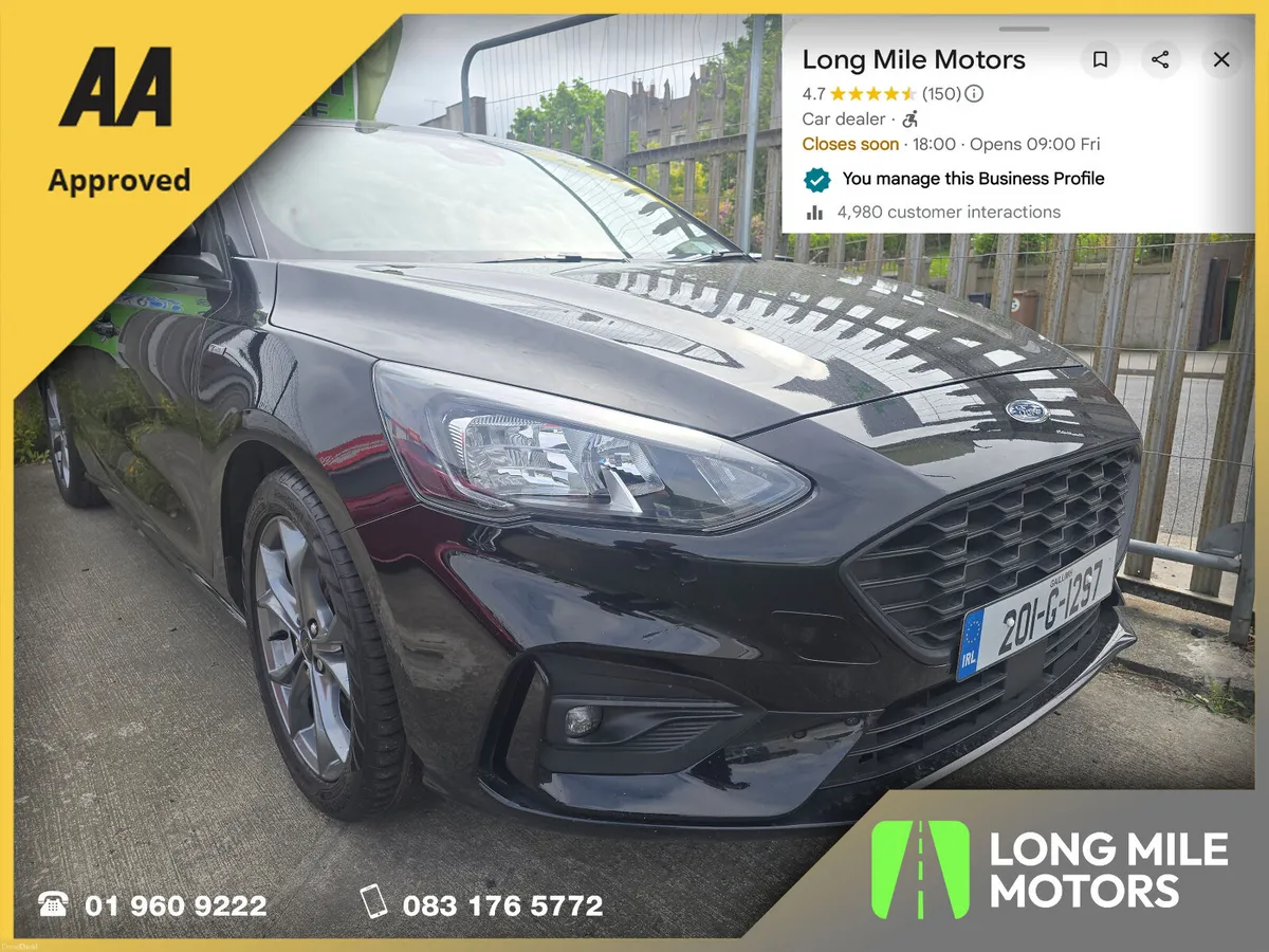 2020 Ford Focus 1 Year Warranty AA Approved - Image 1