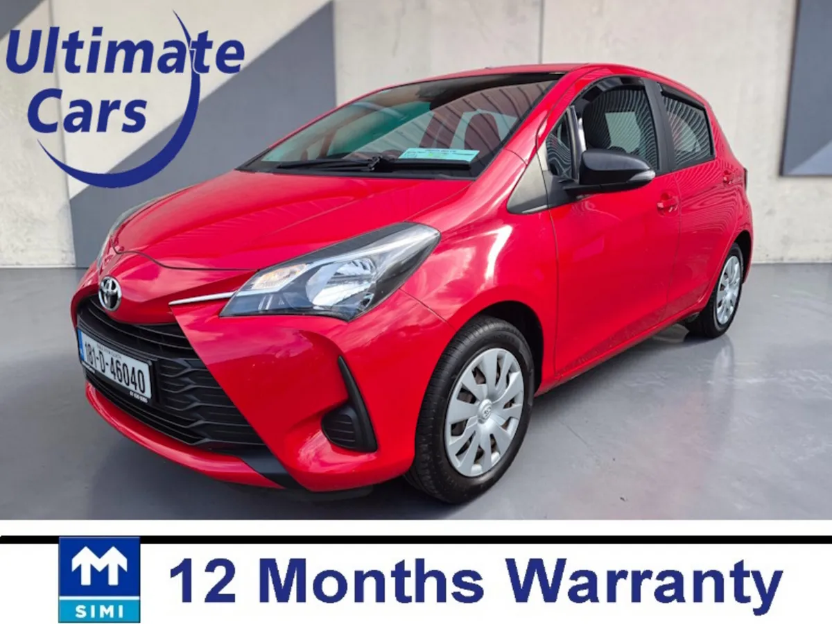 2018 Toyota Yaris Irish Car 1Year Warranty Finance - Image 1