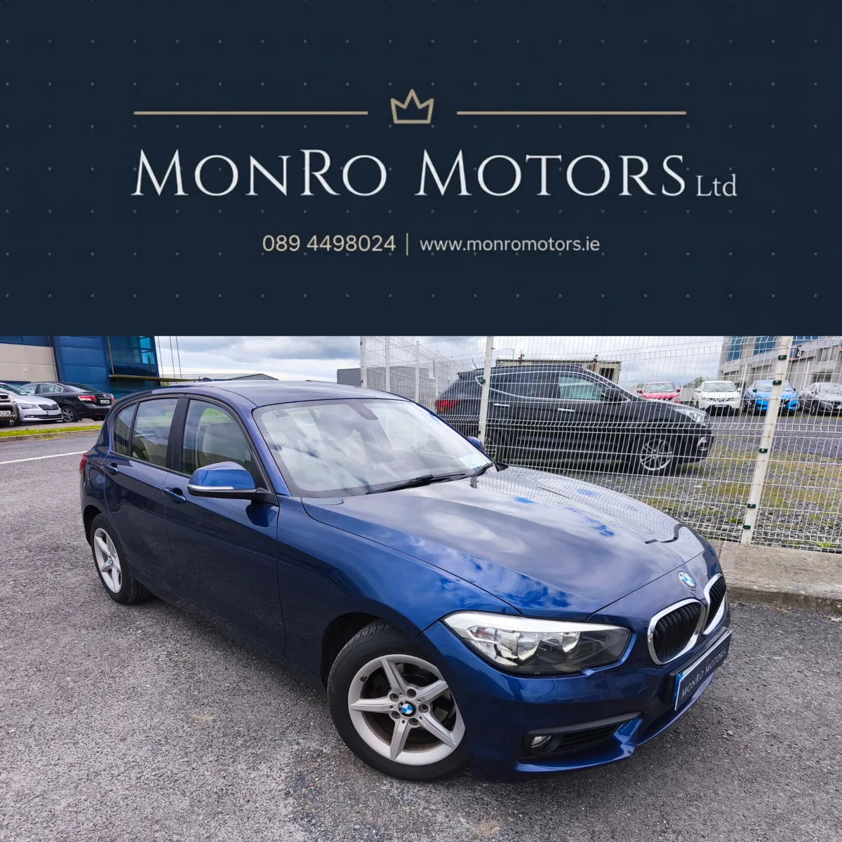BMW 1-Series 2018 116d SE, New Nct 29/04/2028 - Image 1