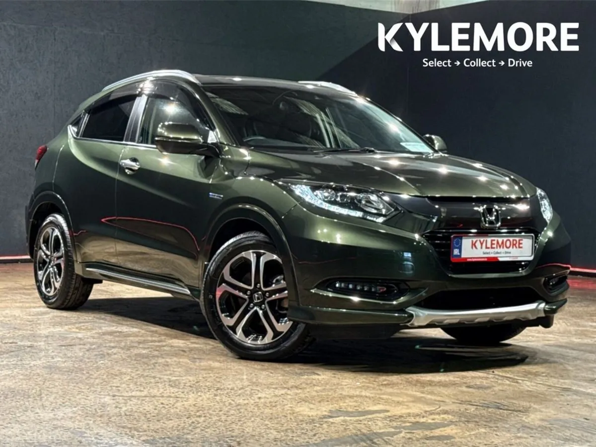 Honda Vezel 1.5 HYBRID - HALF BLACK/BROWN LEATHER - Image 1