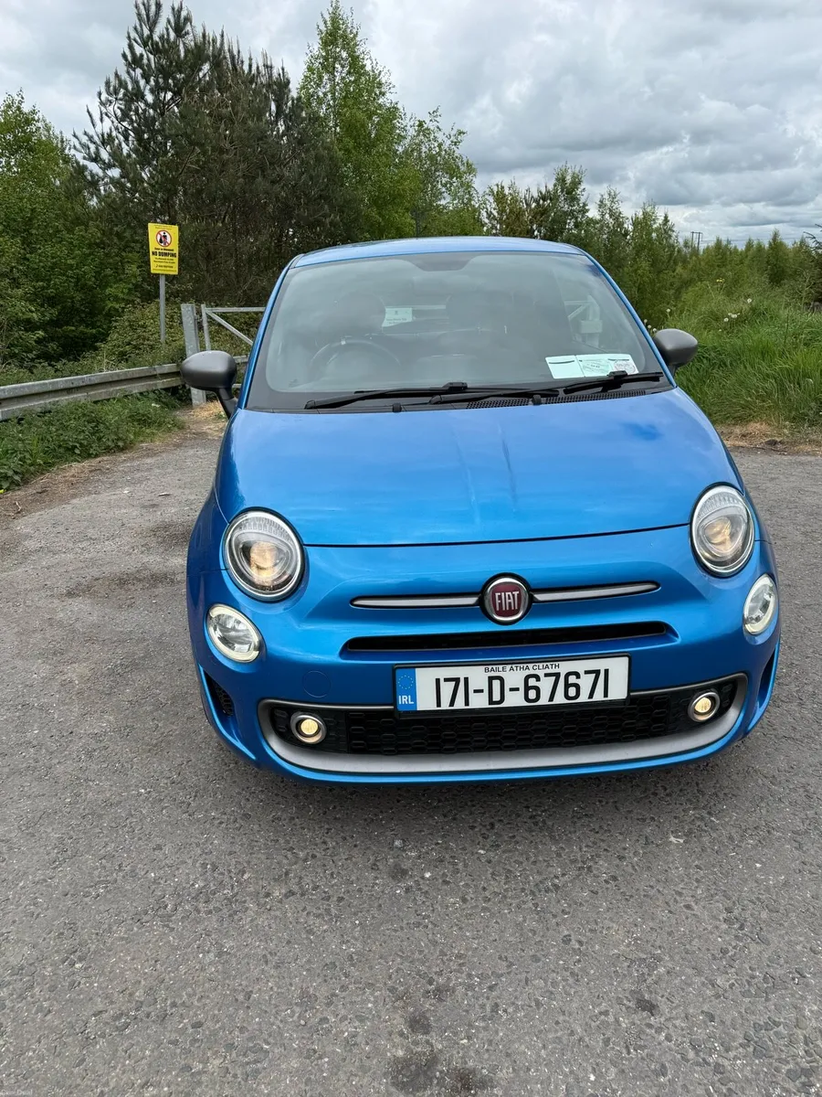 Fiat500s 1.2 69bhp Miami blue - Image 3
