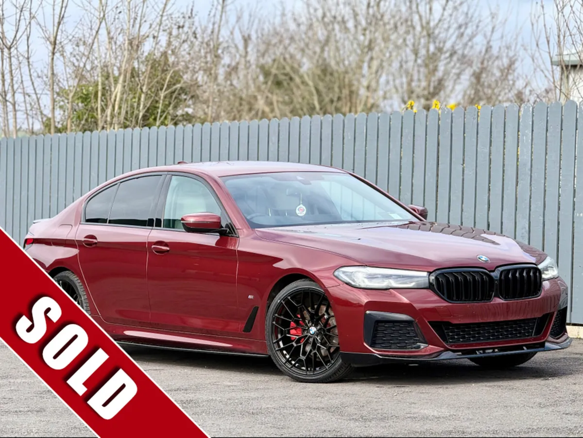 BMW 5-Series BMW INDIVDUAL PAINT AVENTURINE RED - - Image 1