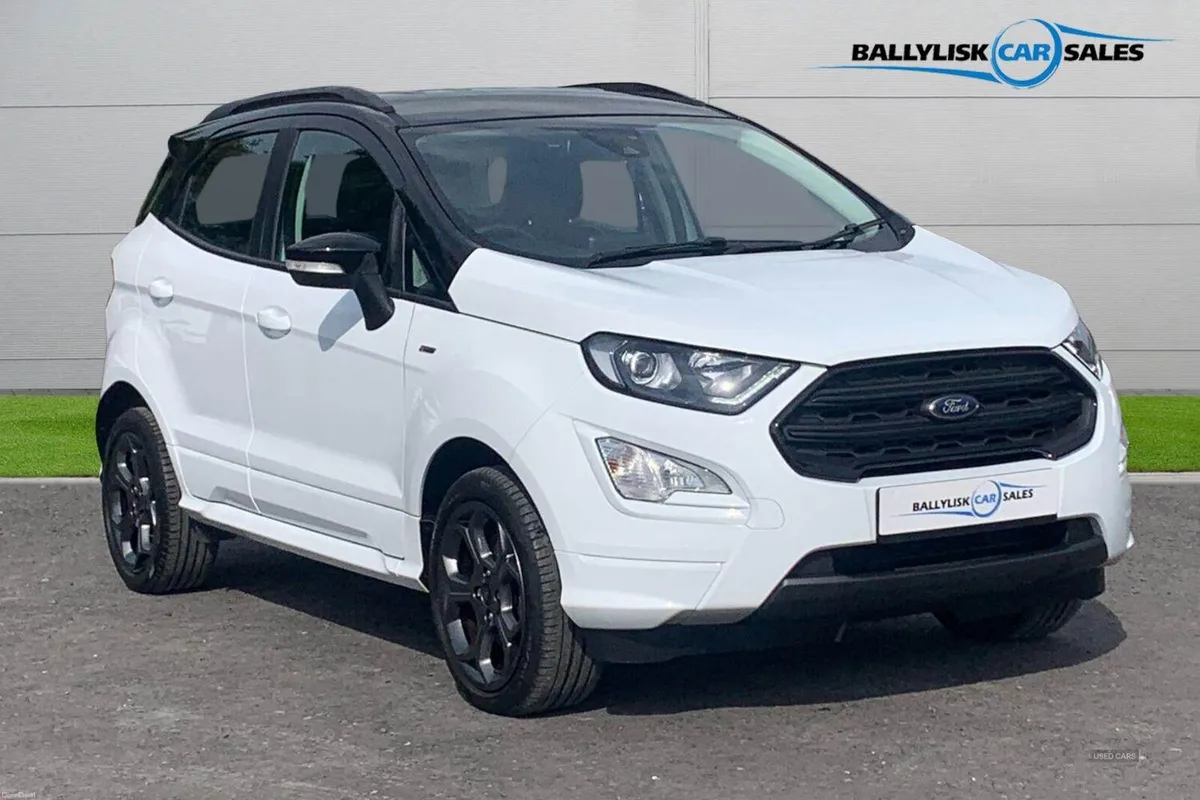 Ford EcoSport 1.0T 125PS ST-Line in White with onl - Image 1