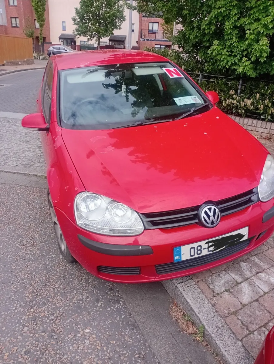 2008 volkwagan Golf taxed 6/26 - Image 1