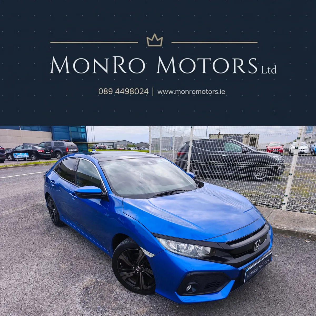 Honda Civic 2017 1.0 i-TECH 127bhp Smart Plus Pack - Image 1