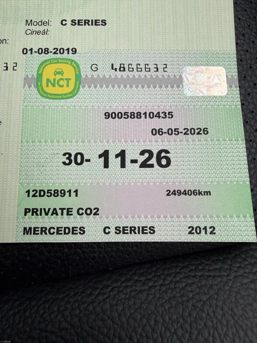 Mercedes C Class New NCT today . - Image 3