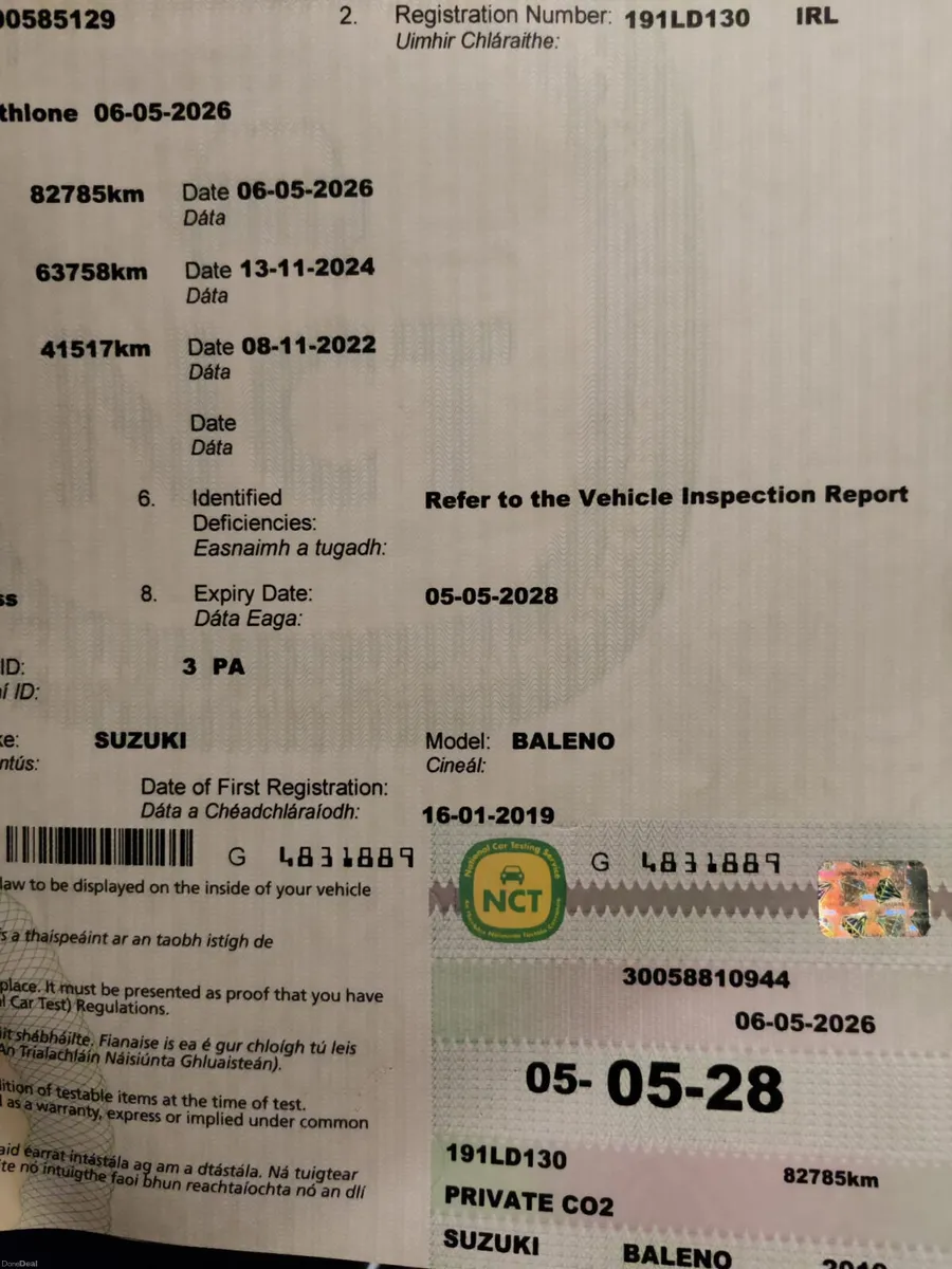 Suzuki Baleno 191 1.2  82 Km New Nct 5/28 Tax 2/27 - Image 4