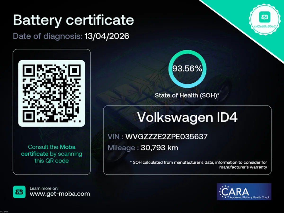 Volkswagen ID.4 2023 Battery Cert Included - Image 2