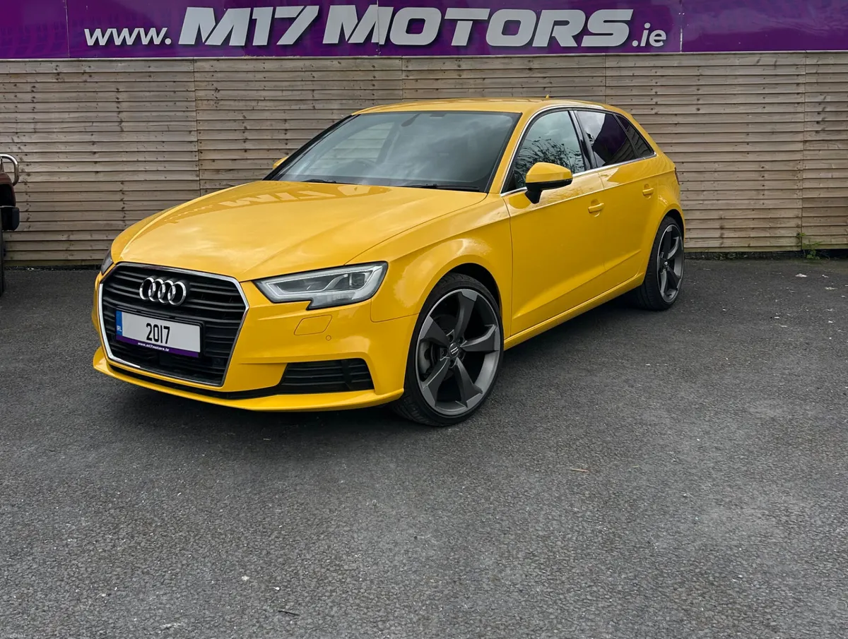2017 AUDI A3, Upgraded Alloys, Las Vegas Yellow - Image 1