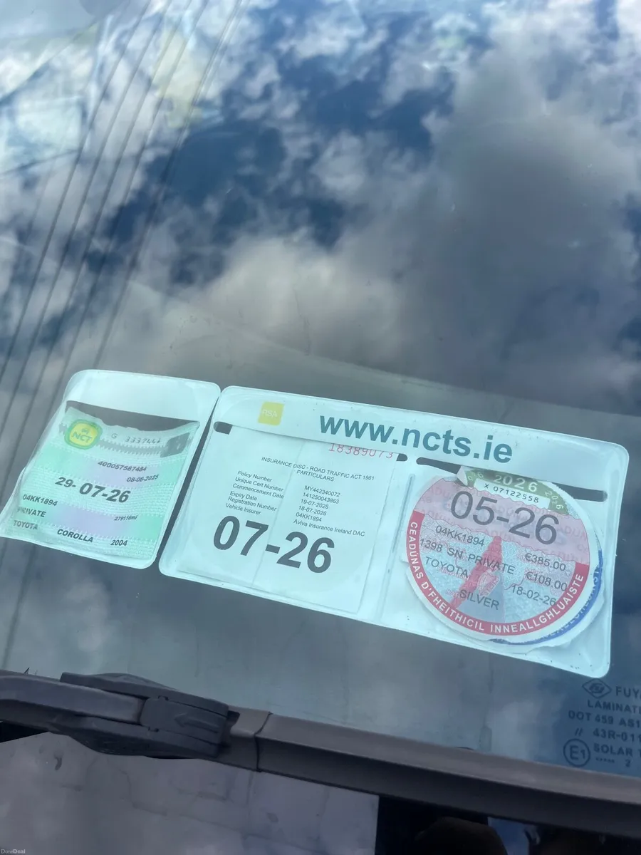Toyota Corolla  NCT&TAX - Image 2