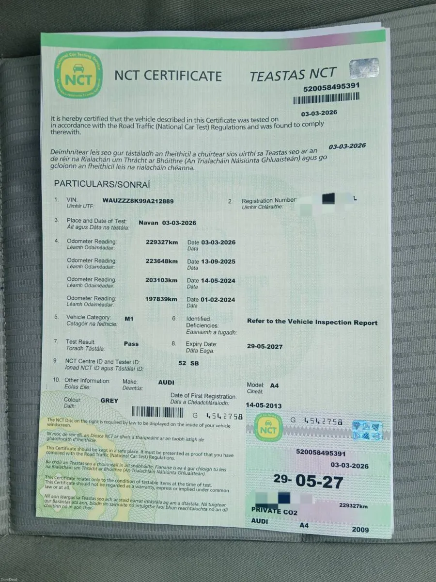 Audi A4 NCTED MAY 2027 TAXED - Image 4