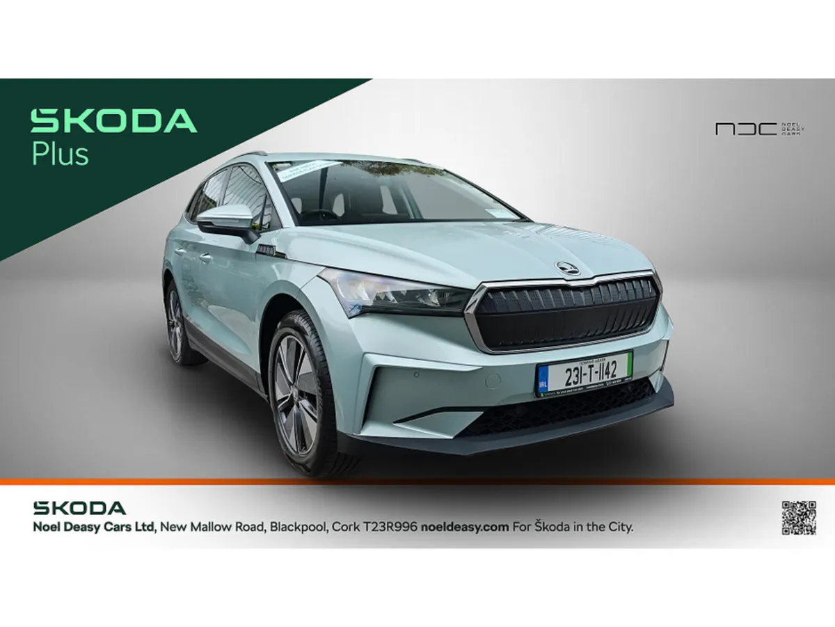 Skoda Enyaq IV 60- AS NEW WITH ONLY 40KM- ARTIC SI - Image 1