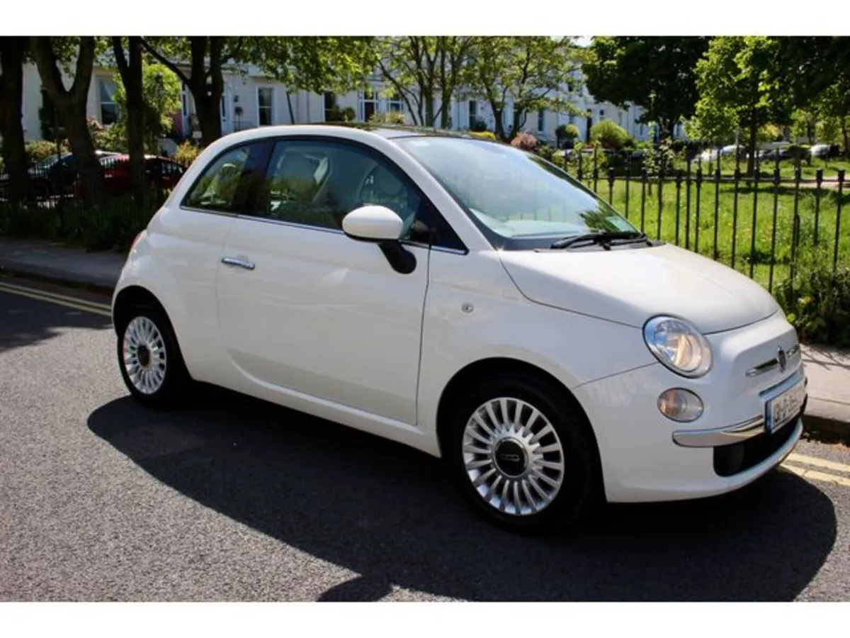 Fiat 500 1.2 Lounge 69BHP 3DR, 78k miles , FSH, NC - Image 1