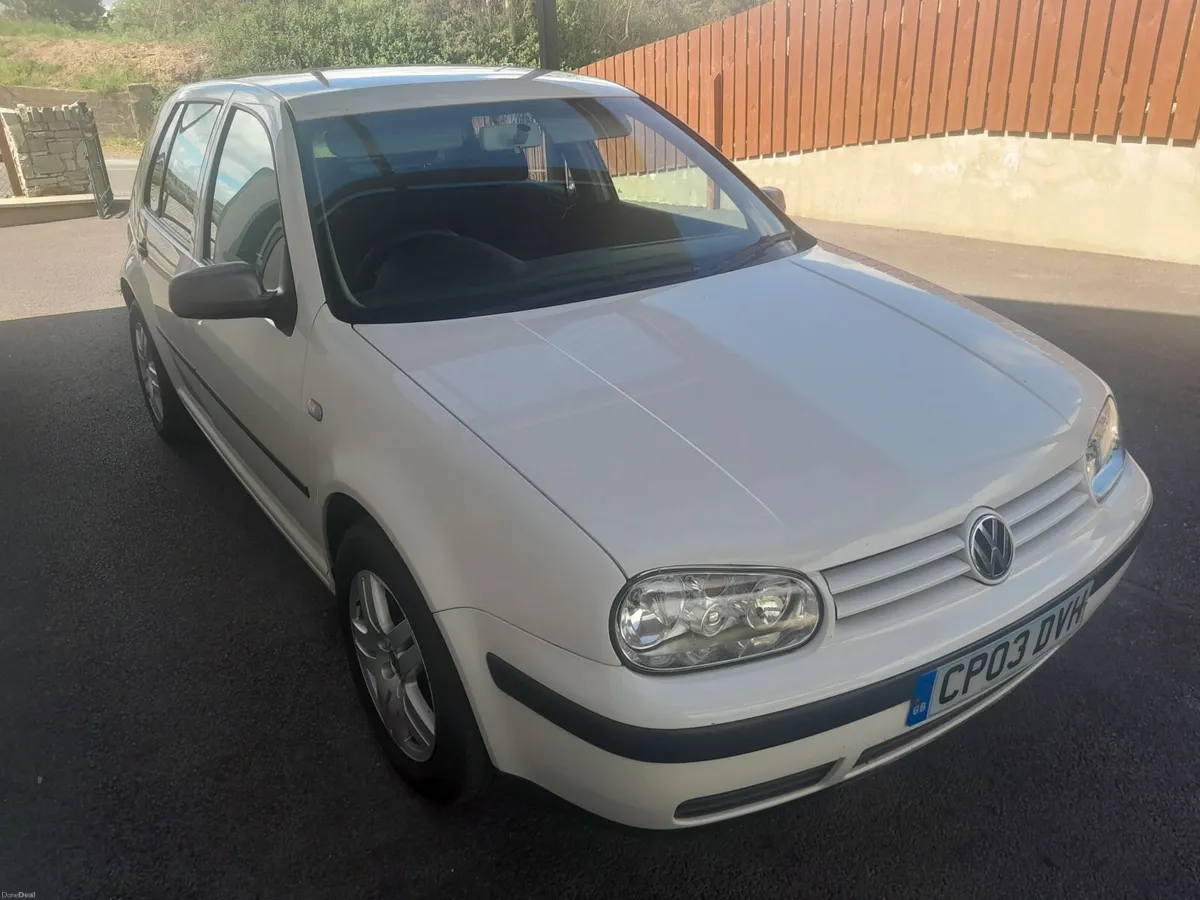2003 Volkswagen Golf 1.9 GT TDI Geuine White Low M - Image 1
