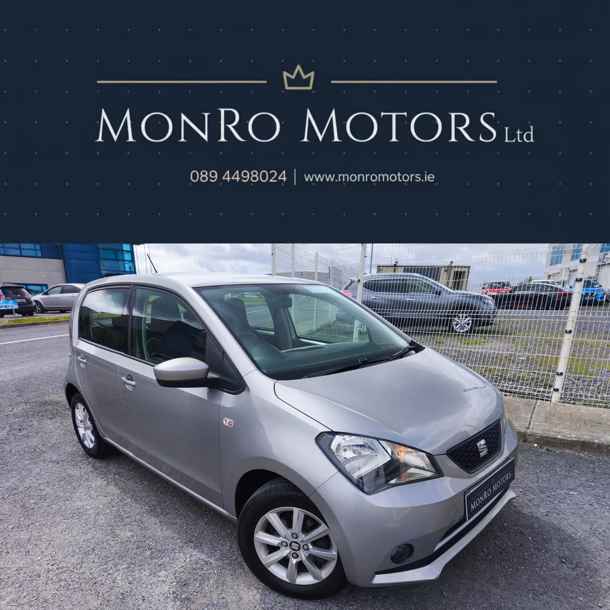 SEAT Mii 2017 1.0 75hp SE 5D Automatic,Nct and Tax - Image 1