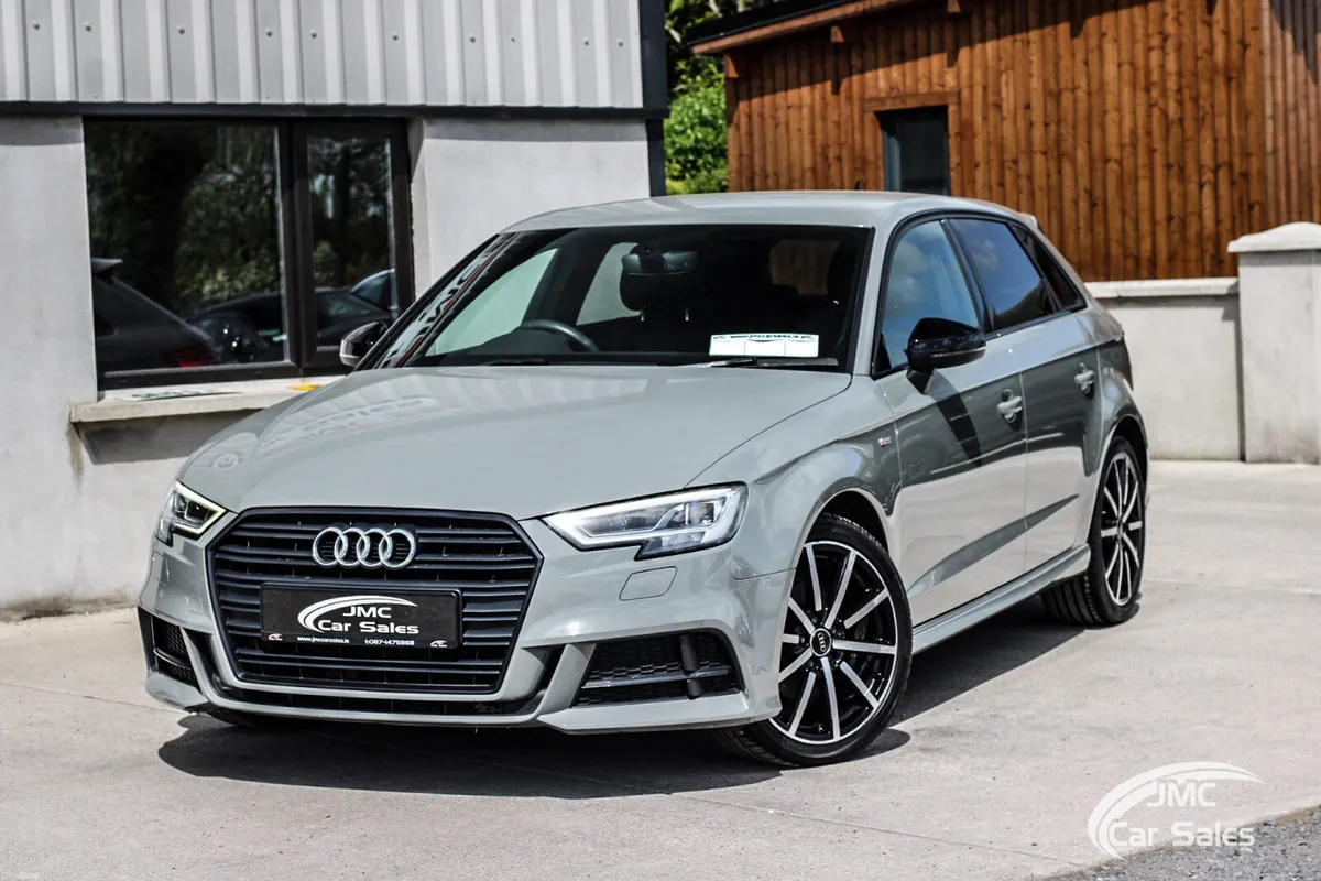 2019  QUANTUM GREY AUDI A3 S-LINE BLACK ED - Image 1