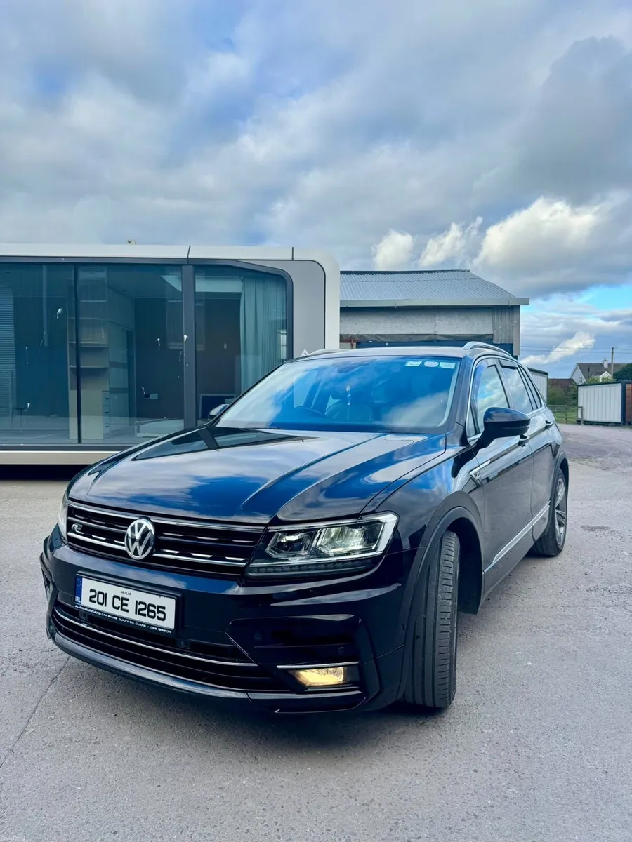 Volkswagen Tiguan R-Line in Deep Black Pearl. - Image 1
