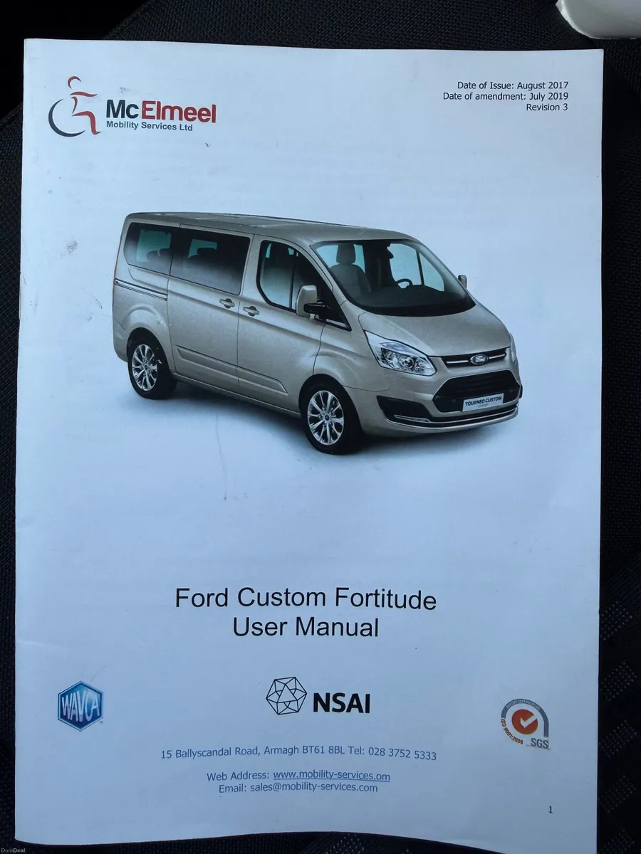 Ford Tourneo custom WAV wheelchair accessible - Image 2