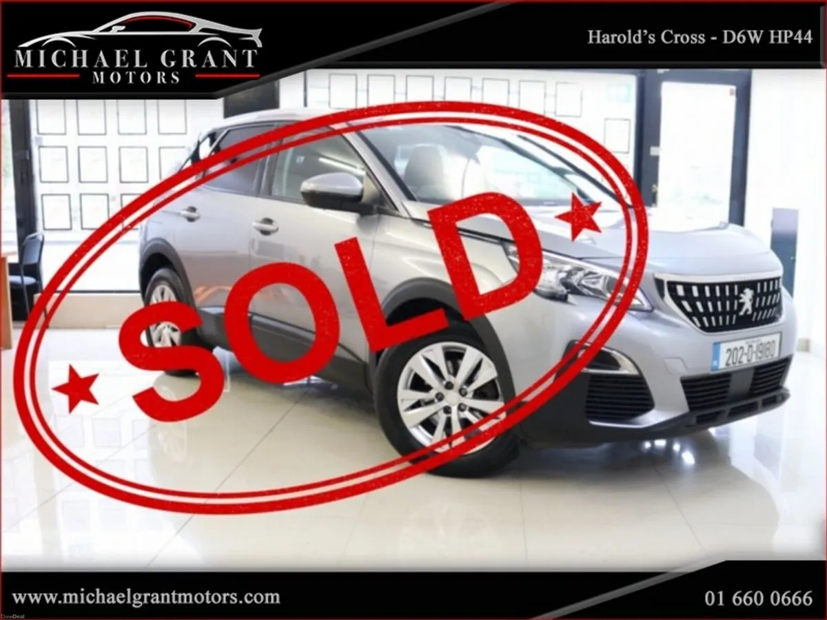 Peugeot 3008 1.2 PETROL ACTIVE ONLY 55KM 1 OWNER / - Image 1