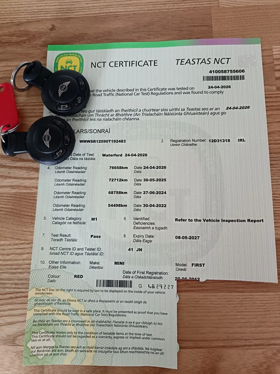 Mini 2012. 1.6 Petrol. New NCT. Only 76,675km - Image 4