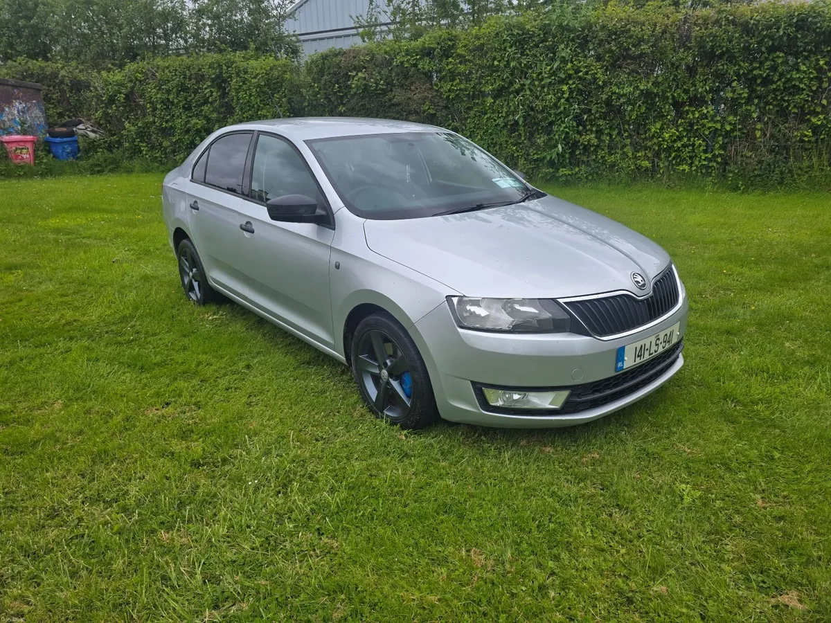 141 Skoda Rapid Limo 1.6 Tdi New Nct Tax Fully Ser - Image 1