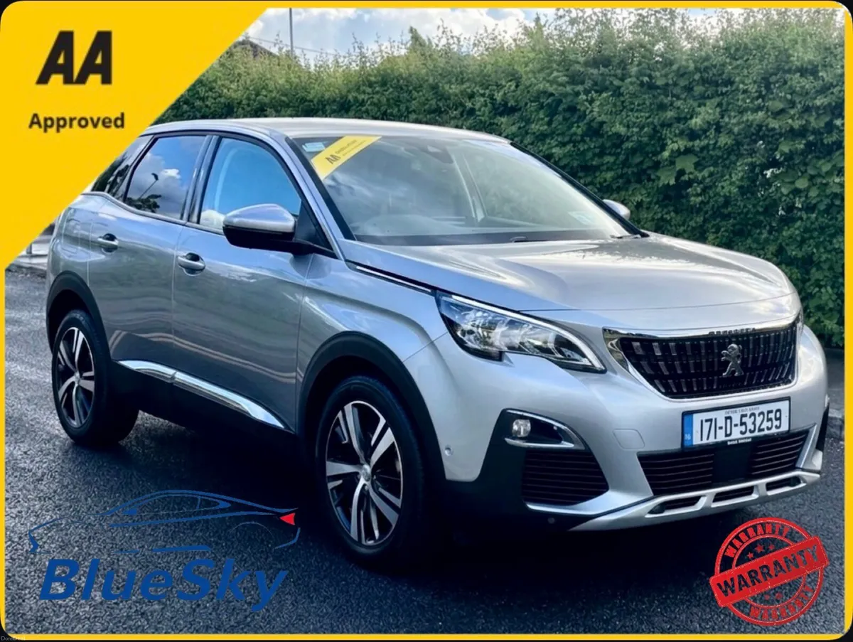 Warranty Peugeot 3008 Petrol Very Low Miles - Image 1