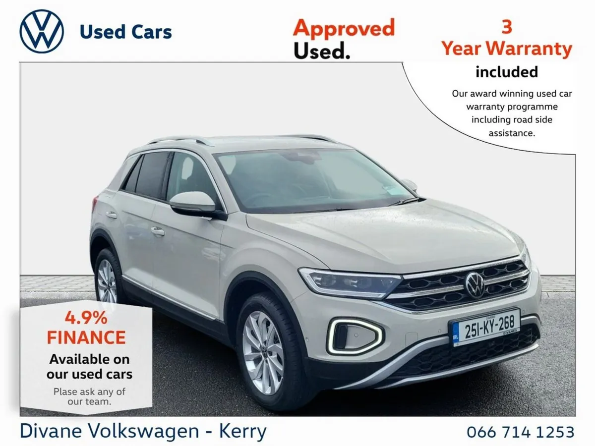 Volkswagen T-Roc STYLE 1.0 TSI M6F 116 BHP - Image 1