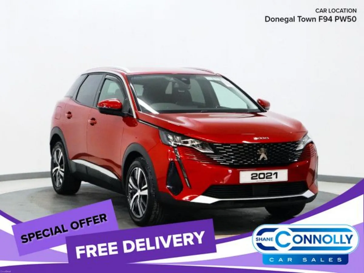 *89* 2021 Peugeot 3008 1.5 HDI ALLURE - Image 1