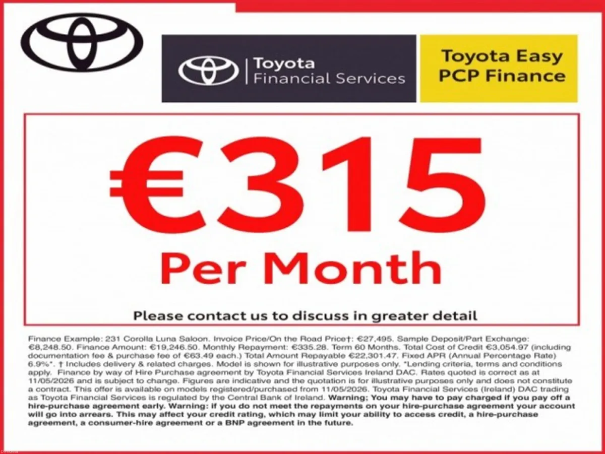 Toyota Corolla Saloon - LUNASPORT Edition - 1.8 Hy - Image 2