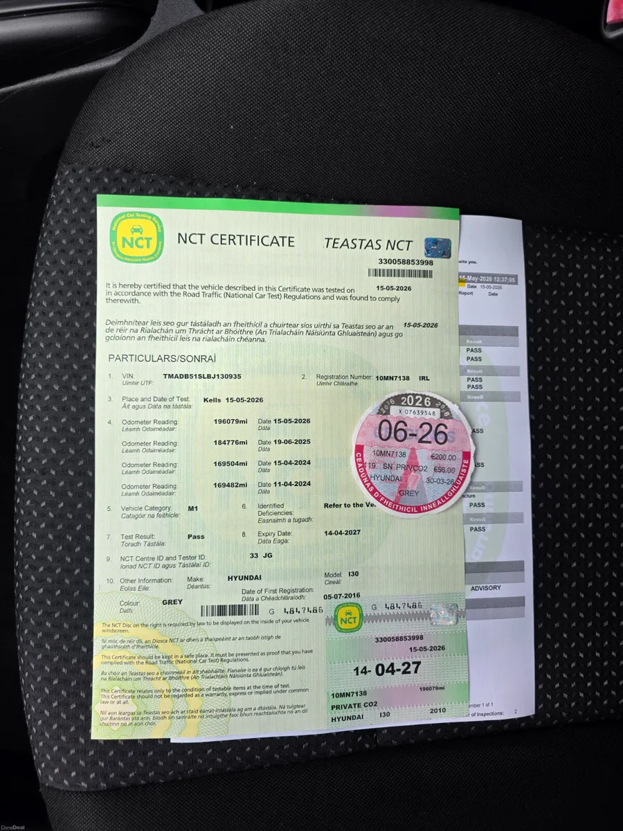 Hyundai i30 1.6 CRDI | NCT 04/27 | Taxed 06/26 - Image 3