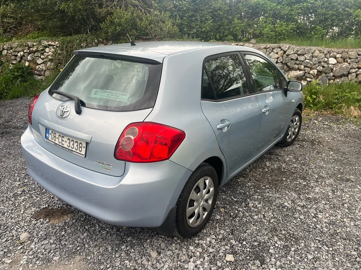 2008 Toyota auris 1.4 petrol full year nct - Image 3