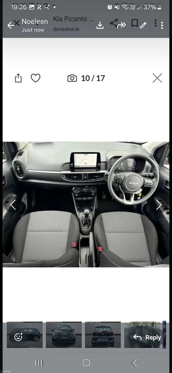 Kia picanto 1.0L petrol brand new 18k - Image 2