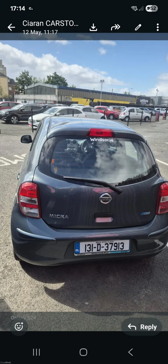 Lovely Nissan Micra 2013 Very Very Low Milage 49k - Image 2