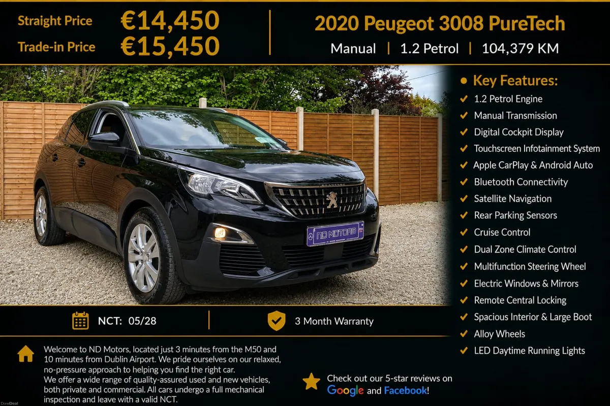 🆕️2020 Peugeot 3008 1.2 PureTech New Belt🆕️ - Image 1