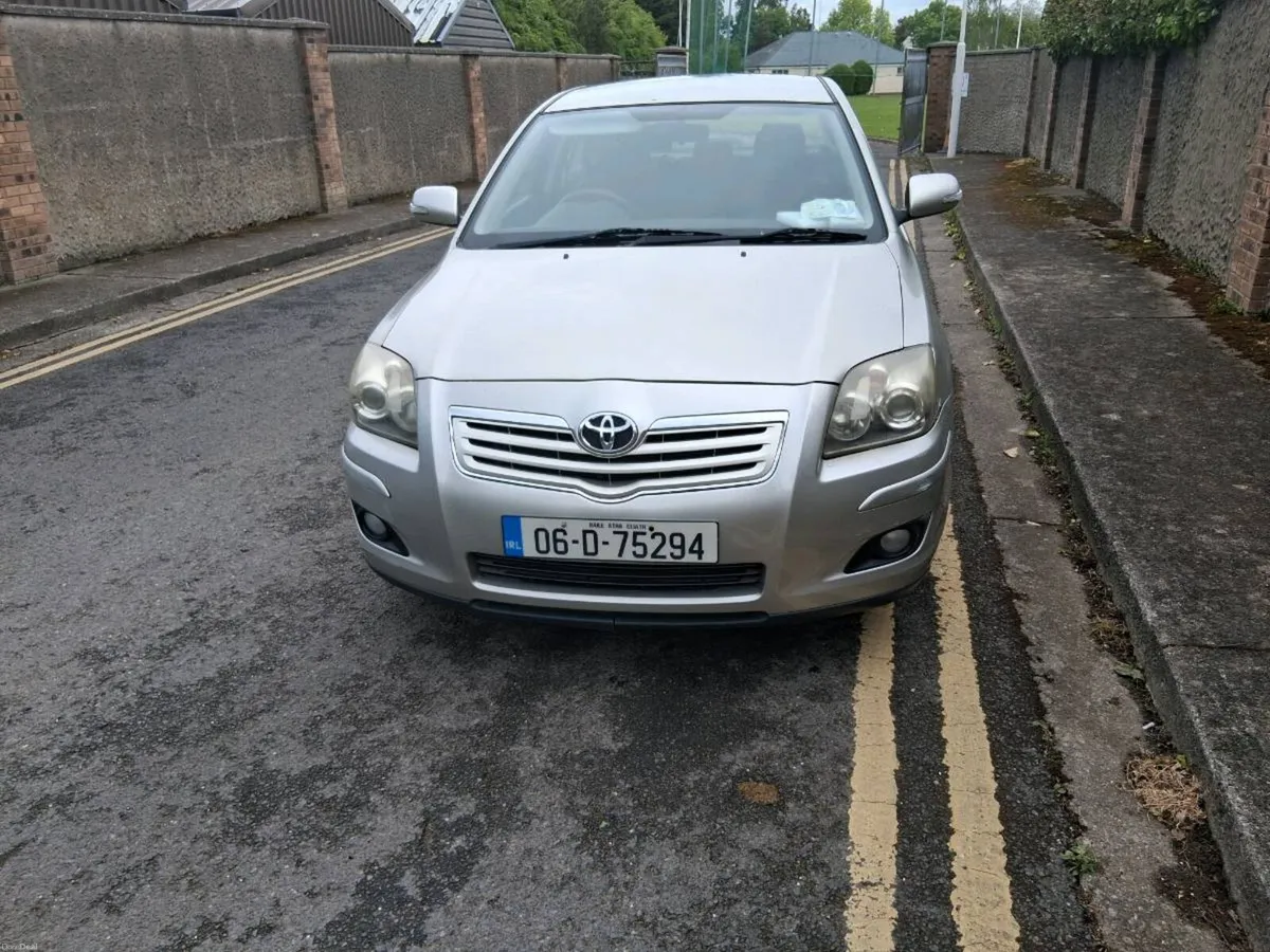 Toyota Avensis 2006 1.6. 75k mls. 1 owner. €1,250 - Image 1
