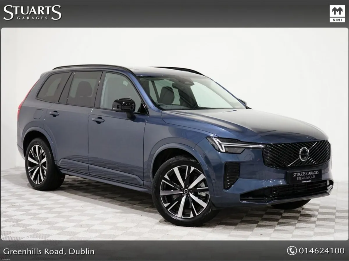 Volvo XC90 PLUS DARK: DENIM BLUE WITH BLACK LEATHE - Image 1