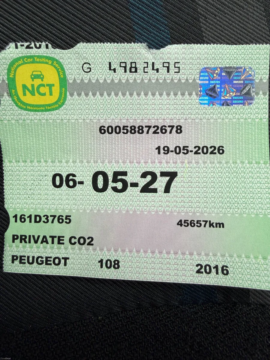 2016 Peugeot 108 Active 1.0 LOW MILEAGE