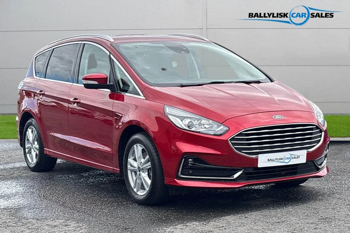 Ford S-Max 2.5h 190PS FHEV Titanium in Lucid Red w - Image 1