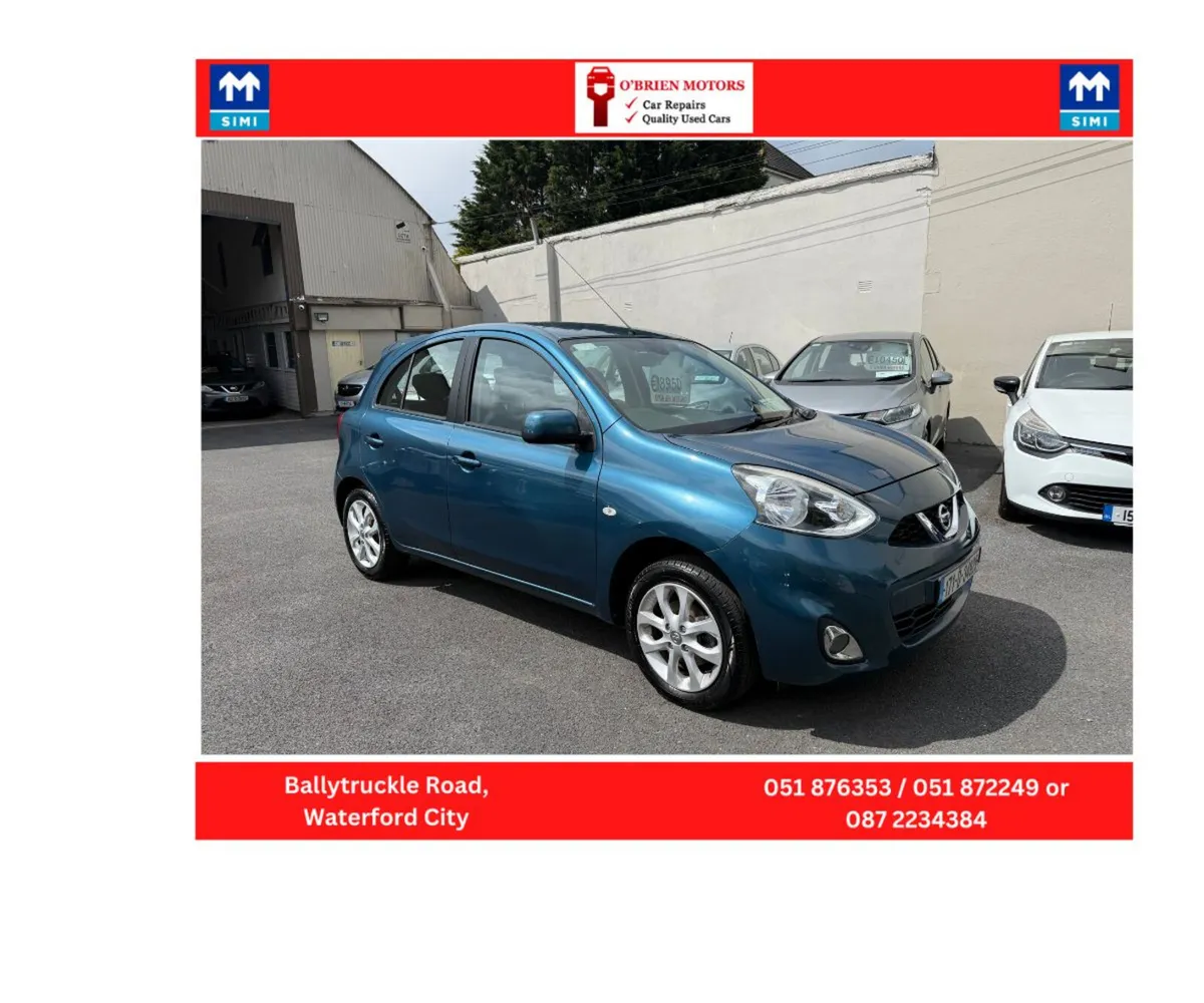 2017 Nissan Micra Blue,1.2LTR, 5 Door Hatchback - Image 3