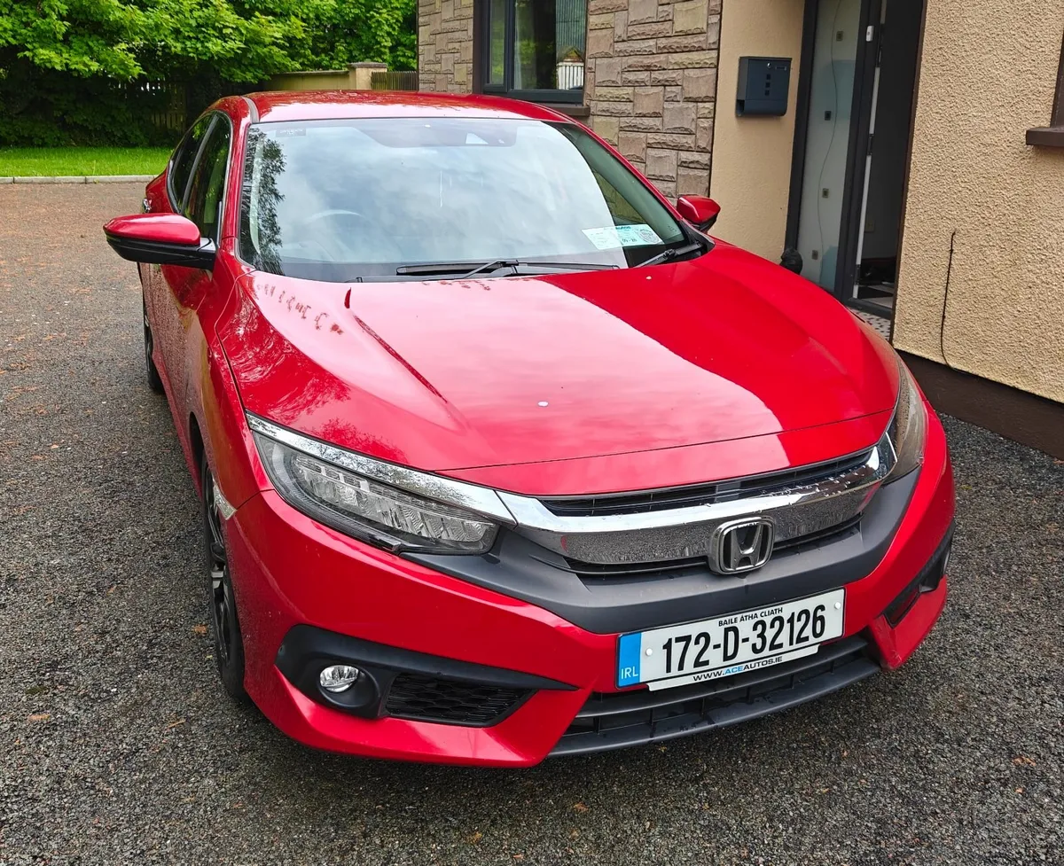 2017 Honda Civic 1.5l Petrol Auto Sedan. NCT - Image 1