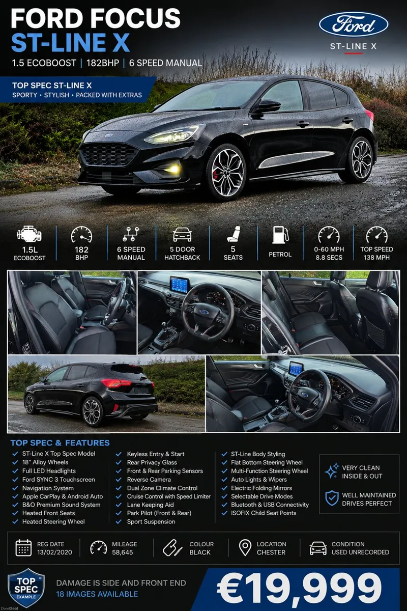 Ford Focus St Line X 2020 - Image 2