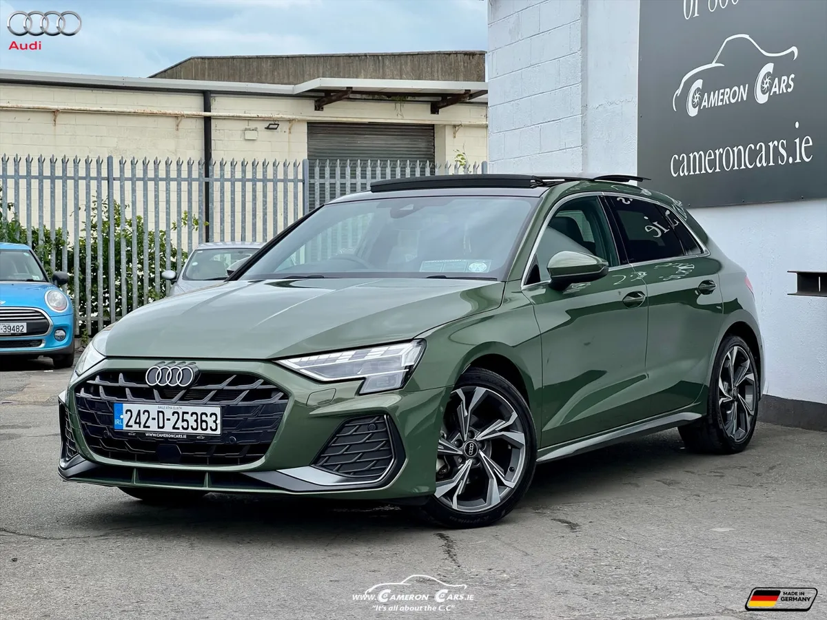 AUDI A3 SLINE AUTOMATIC 2.0 TDI DISTRICT GREEN - Image 1