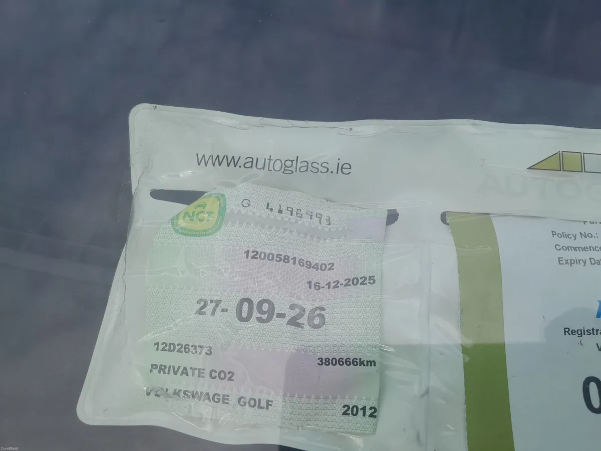 2012 Volkswagen Golf  1,6 diesel  nct 09/26 \€2500 - Image 4