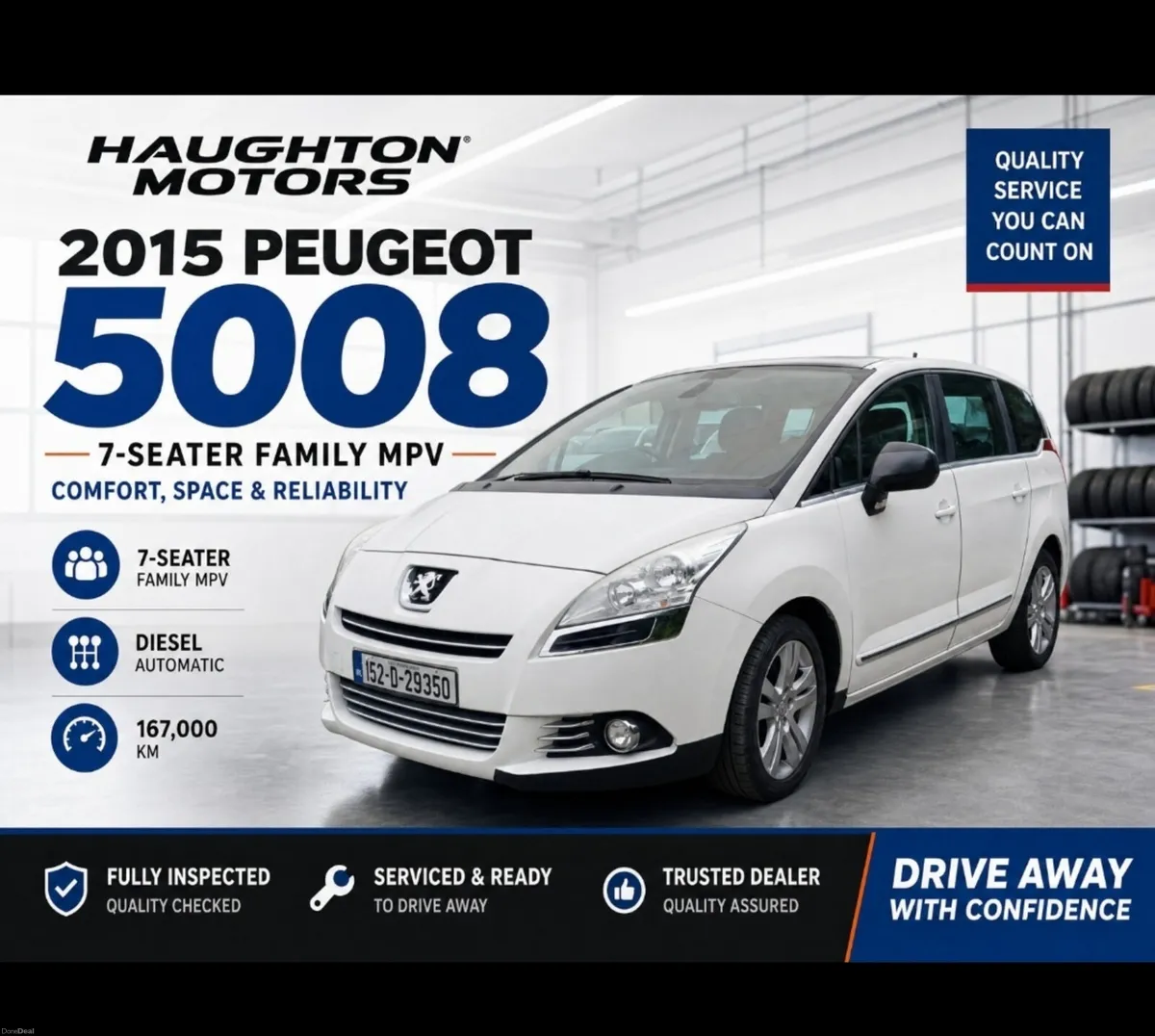 High Spec Automatic  Peugeot 5008 2015 - Image 1